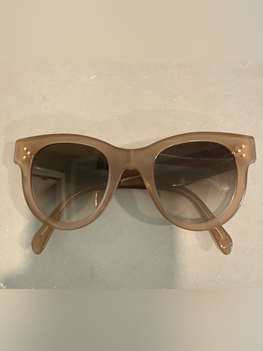 Celine CL4003IN Sunglasses – Nude/Taupe Brown – Gradient Lenses – 48mm